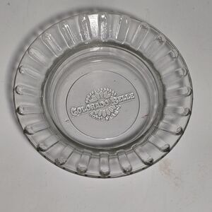 Colorado Belle Casino Glass Ashtray Casino Theme Collectible Memorabilia Vintage